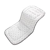 Baby Sitzauflage für Kinderwagen, 32x78 cm Baby Sitzeinlage aus 100% Baumwolle Weiche und...