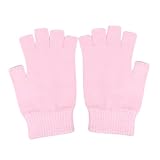 HEALEEP Halbfinger Handschuhe für Frauen Strickhandschuhe für Drinnen und Draußen Warm und...