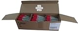 BIC Ecolutions Round Stic Kugelschreiber, mittlere Spitze (1,0 mm), 500 Stück, rote Tinte, aus 97 %...