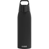 SIGG - Edelstahl Trinkflasche - Shield ONE Black - Für Kohlensäurehaltige Getränke Geeignet -...