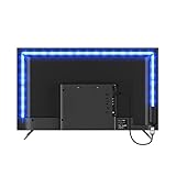 LED Strip 2m, Bluetooth USB Led Beleuchtung Hintergrundbeleuchtung für 40 bis 60 Zoll HDTV,...