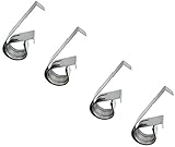 cyclingcolors 4x SOCKELFEDER KLEMME MÖBEL KLIPSE KLAMMER HALTER FEDER KÜCHE BEFESTIGUNG...