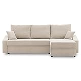 Ecksofa Dorma mit schlaffunktion, einfacher Aufbau, modernes Design, polstermöbel. Schlafcouch zum...