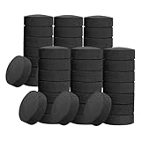 SEWOART 70 Stück Holzkohle tabletten Schnelles Anzünden Rauchfreie Grillkohle für Camping Outdoor...