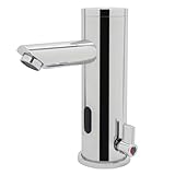 MEHOOSPVN Infrarot Wasserhahn Bad mit Sensor Automatisch Badarmatur Berührungsloser...