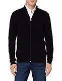 Herren Selected Basic Strickjacke | Einfarbiger Baumwolle Cardigan | SLHBERG Zip Longsleeve...