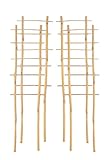 Grüner Jan 4X Bambusspalier 60cm Rankhilfe Blumenstütze Rankgitter Kletterhilfe Spalier