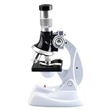 1200X Monokular Optisches Mikroskop LED Schule Kinder Wissenschaft Experimentelle Biologie...