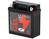 LANDPORT Batterie 12V 5Ah LB5-3 Gel kompatibel für Simson S51 S50 S53 S70 SR50 SR80, Yamaha RD 350,...
