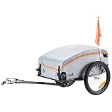 VEVOR Fahrradanhänger 45kg Tragkraft Transportanhänger faltbar und kompakt verstaubar mit...