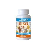 ARDAP Zecken und Floh Puder 150g - Für Hunde und Katzen - Zum Einstreuen in das Fell - Schützt...