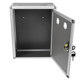WEKADRIN Abschließbare Wandbriefkasten Vorschlagsbox mit Sicherheitslock Wetterfest für Innen...