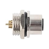 Cryfokt IEC61076-2-101-konformer M12-Buchsenstecker für Panelmontage mit 360-Grad-Abschirmung, für...