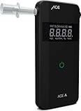 ACE A Alkotester - digitaler Alkohol-/Promilletester - Alkoholtester mit elektrochemischem Sensor...