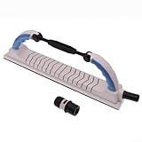 Verstellbarer Handschleifer 70 x 400 mm mit Vakuumabsaugung, flexibler Trockenbau-Schleifklotz für...