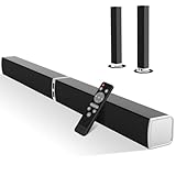 HoYLluDLL 2-in-1 Soundbar TV Lautsprecher mit leistungsstarkem Audio, Soundbar für TV mit...