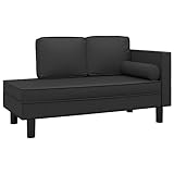 vidaXL Chaiselongue, Recamiere mit Kissen Nackenrolle, Ottomane Schlafzimmer Wohnzimmer, Sofa Couch...