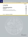 Zwiegespräche: Blockflöte (Altblockflöte, Tenorblockflöte) und Violoncello. (Edition Schott)