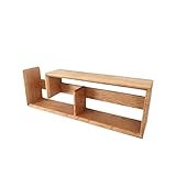 Bücherregal, vertikales Bücherregal, Wandmontage, Wandregal, dekorierter Wandschrank,...