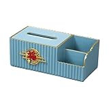 Taschentuchbox, rechteckiger Taschentuchboxhalter, multifunktionaler Fernbedienungs-Organizer,...