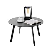 Fokebel Beistelltisch Metall, Garten Beistelltisch Rund, Sofatisch Kaffeetisch & Couchtish mit...