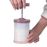 Cremebesen, manueller Sahne-Spender aus Edelstahl, ergonomisches Kochwerkzeug mit komfortablem...