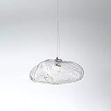 Moderne Pendelleuchte mit unregelmäßigem Glasschirm, kreative Hängeleuchte für Loft Bar,...