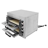 220v 3000w Pizzaofen Für Den Innenbereich, Elektrischer Pizzaofen Für Die Arbeitsplatte, Anzahl...