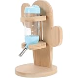 jojofuny Haustier wasserflasche mit Halterung Vertikale Nagertränke aus Auslaufsicherer...