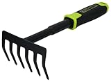 BLACK TOOLS® Garden Handrechen | Zum Säubern und Auflockern | Rutschfester Griff |...