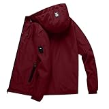 Generisch Softshelljacke Herren Mit Kapuze Reissverschluss Ubergangsjacke Winterjacke Sweatjacke...