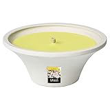 Citronella Outdoor Kerze PASTEL SPAAS© Terrasse Terracotta Topf Flammschale 556068 (Lemon Breeze...