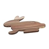 Cabilock Holz Schneidebrett Hasenform Nachhaltiges Robustes Küchenbrett aus Langlebigem Holz...