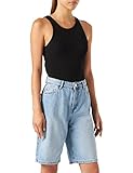 ONLY Damen ONLSONNY HW Wide DNM NAS843 NOOS Shorts, Light Blue Denim, M