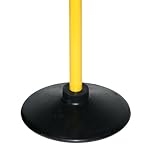 Boje Sport - 2X Slalomstange mit Vollgummi-Standfuß, Stange 160 cm - Farbe: gelb