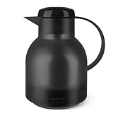 Emsa Samba Isolierkanne 504235 | 1 Liter | Quick Press Verschluss | 100% dicht | 12h heiß, 24h kalt...