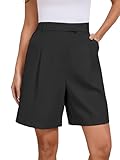 Famulily Damen Hot Pants Sommer Wide Leg Shorts High Waisted Casual Bermuda Shorts Lightweight...