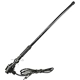 tomzz Audio 1000-056 Gummi Antenne extrem stabil hochflexibel Universal AM FM UKW KFZ kompatibel mit...