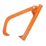 Gatuida Verstellbarer Metall Forstroller mit Schrägem Haken Robuster Holzheber für Bewegen von...