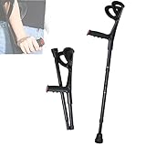 JXYQ Faltbare Unterarmgehstütze - Einstellbare, leichte Mobilitätshilfe aus Aluminium für...