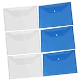 SEWACC 6St Dokumentenordner mit Druckknopf the card file organizers Aktentaschen mit Druckknopf...