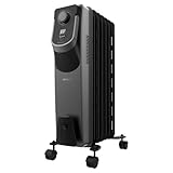 Cecotec Ölheizkörper ReadyWarm 7000 Space 360º Black. 1500W mit 7 Heizrippen und 3...
