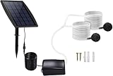 Solar Sauerstoffpumpe, 2.5 W 6V Solar Teichbelüfter, 3 Arbeitsmodi Solar Sauerstoffpumpe mit...