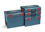 Bosch Sortimo CUSTOM L-BOXX Werkzeugkoffer-Set Gr 1-4 professional blau ohne Inhalt | leere...
