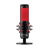 HyperX QuadCast – Standalone USB Mikrofon mit umfangreichen Funktionen für Streamer Gamer,...