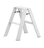 Metaphys - Aluminium Trittleiter Lucano 2-Step - weis
