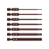 Gettimore Magnetisches Schraubendreher-Bit-Set, 75 mm, legierter Stahl, 6,35 mm Sechskantschaft,...