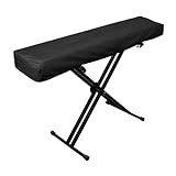 SUNERLORY Piano Keyboard Dust Cover, 61-Key Piano Case to Protect Electronic Piano Keys, Anti-Dust...