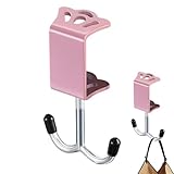 Genérico Unter der Tischklemme | Doppelte Eisenhaken für unter dem Tisch, verstellbare Dicke des...