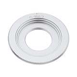 EMSea Kameraobjektivadapter C-M4/3 Mount Adapter Kompatibel mit Panasonic M4/3 MFT Silber